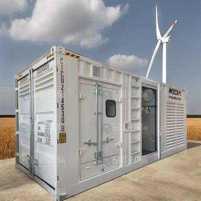 Container d'expédition respectueux de l'environnement de 20 pieds Équipement spécial Boîte de stockage de batteries Maison préfabriquée de luxe Produit