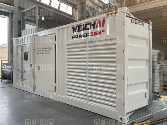 Container d'expédition respectueux de l'environnement de 20 pieds Équipement spécial Boîte de stockage de batteries Maison préfabriquée de luxe Produit