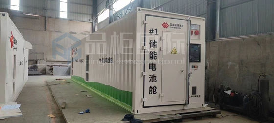 Container d'expédition respectueux de l'environnement de 20 pieds Équipement spécial Boîte de stockage de batteries Maison préfabriquée de luxe Produit