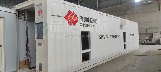Container d'expédition respectueux de l'environnement de 20 pieds Équipement spécial Boîte de stockage de batteries Maison préfabriquée de luxe Produit
