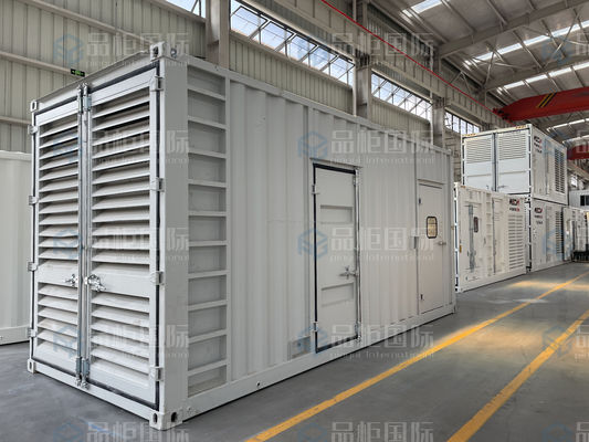 Container d'expédition respectueux de l'environnement de 20 pieds Équipement spécial Boîte de stockage de batteries Maison préfabriquée de luxe Produit