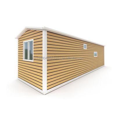 Maison familiale préfabriquée en bois avec 2 chambres 1 salle de bains 1 cuisine directement