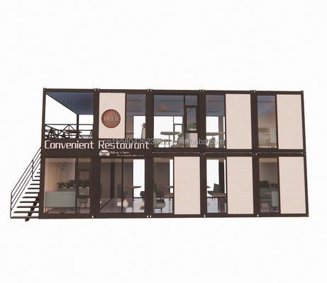Maison de conteneurs Mur 50/75/100 mm Panneau sandwich ondulé pliable Expandable Maison préfabriquée Villa