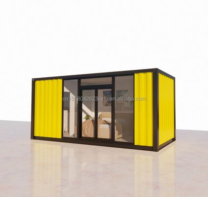 Maisons préfabriquées Villas Structure en acier Maison de conteneurs Luxueuse petite maison avec fenêtre fenêtres en alliage d'aluminium