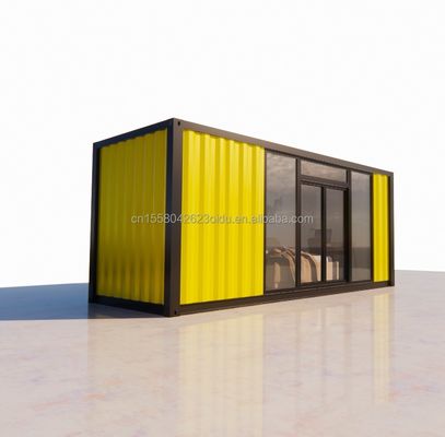 Maisons préfabriquées Villas Structure en acier Maison de conteneurs Luxueuse petite maison avec fenêtre fenêtres en alliage d'aluminium