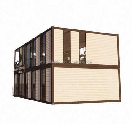 Maison de conteneurs Mur 50/75/100 mm Panneau sandwich ondulé pliable Expandable Maison préfabriquée Villa