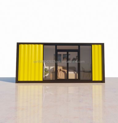 Maisons préfabriquées Villas Structure en acier Maison de conteneurs Luxueuse petite maison avec fenêtre fenêtres en alliage d'aluminium