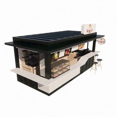 Container de 20 pieds magasins préfabriqués magasins salle de bains inclus et couleur personnalisée pour votre espace commercial