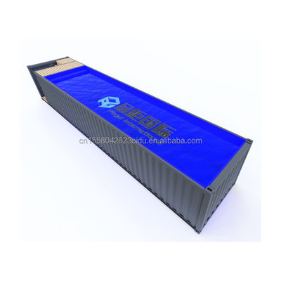 Piscine extérieure de style maison 20ft Container d'expédition avec couleur personnalisée et fenêtres en alliage d'aluminium