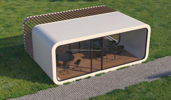 Maison de conteneur moderne de couleur personnalisée Maison mobile préfabriquée exquise pour hôtel de Arc Garden Housing