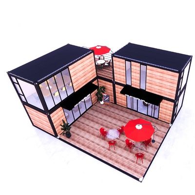 Conception moderne 20 pieds extensible Flat Pack Modulaire Maison Préfabriqué Panneau sandwich Expédition 3 chambres Container Maison pour hôtel