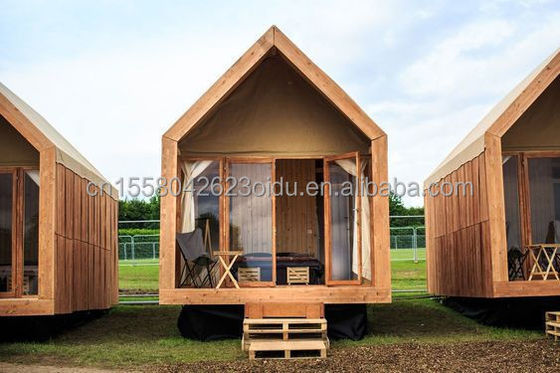 50/75/100mm panneau sandwich ondulé mur de luxe métal jardin en bois petite maison pour hôtel préfabriqué moderne