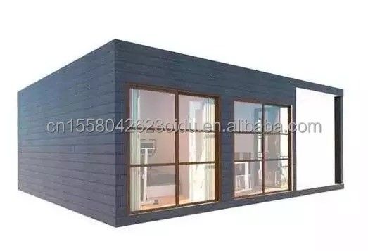 À prix abordable 20 pieds de panneau sandwich portable préfabriqué Container hôtelier maison modulaire avec fenêtres en alliage d'aluminium