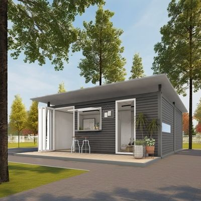 Maison préfabriquée de conception moderne pour l'expédition Conteneur Panneau sandwich Magasin modulaire Appartement
