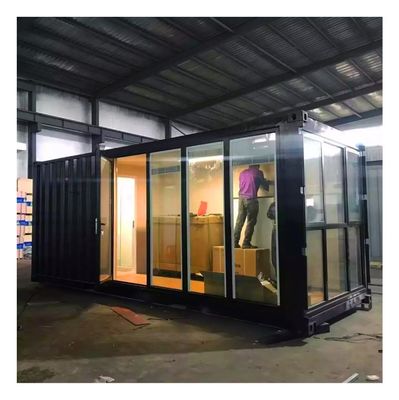 Maison de cabine portable pliable de 20 pieds avec couleur personnalisée et tubes carrés en acier galvanisé
