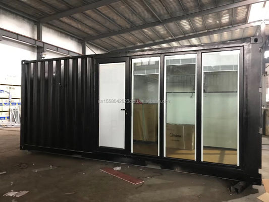 Maison de cabine portable pliable de 20 pieds avec couleur personnalisée et tubes carrés en acier galvanisé