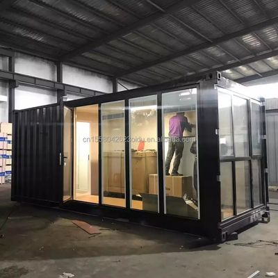Maison de cabine portable pliable de 20 pieds avec couleur personnalisée et tubes carrés en acier galvanisé