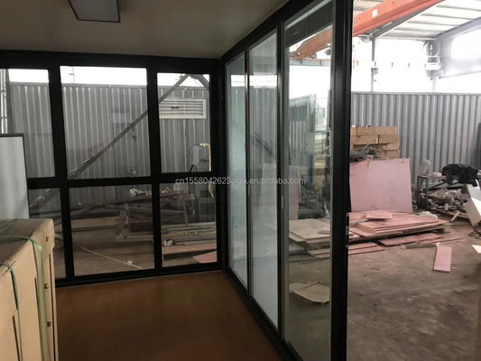 Maison de cabine portable pliable de 20 pieds avec couleur personnalisée et tubes carrés en acier galvanisé