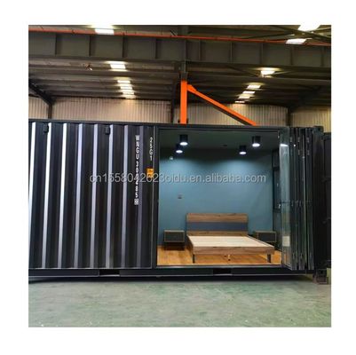 Maison de cabine portable pliable de 20 pieds avec couleur personnalisée et tubes carrés en acier galvanisé