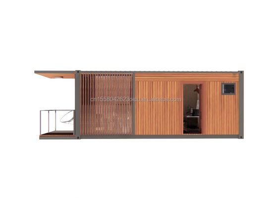 Logement Maison de conteneur pliante préfabriquée avec couleur personnalisée