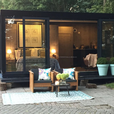 2 chambres à coucher maison de conteneurs expandable préfabriquée en acier modulaire petite maison pour l' extérieur en couleur personnalisée et 20ft ou 40ft taille