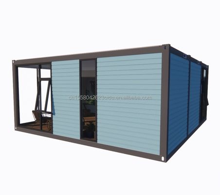 Maison d'hôtel préfabriquée de construction rapide de 20 pieds maison de conteneur pliable modulaire pour camping et jardin pliable