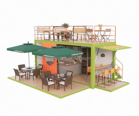 Maison d'hôtel préfabriquée de construction rapide de 20 pieds maison de conteneur pliable modulaire pour camping et jardin pliable