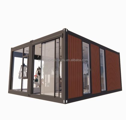 Paroi 100 mm Panneau sandwich ondulé Hôtel Container Magasin personnalisable Emballage plat Installation rapide Maison préfabriquée
