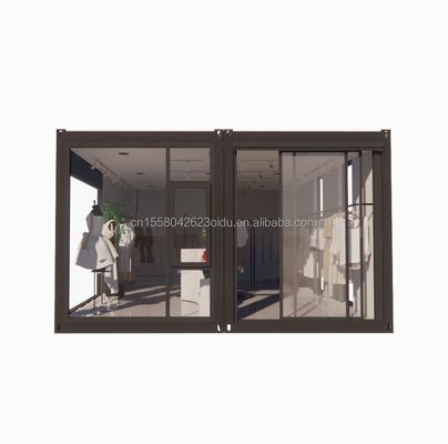 Paroi 100 mm Panneau sandwich ondulé Hôtel Container Magasin personnalisable Emballage plat Installation rapide Maison préfabriquée
