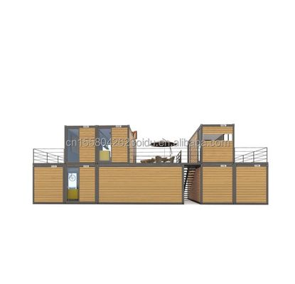 Design moderne 20 pieds ou 40 pieds Food Bar Café Supermarché Magasin Container Magasin personnalisable Paquet plat Maison préfabriquée