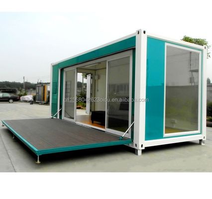 Maison en bois 2 3 4 5 Chambre préfabriquée Villa personnalisée Couleur de conception 20ft 40ft imperméable préfabriqué Container évolutif