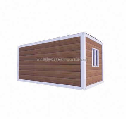 Structure en acier cadre soudé 20ft Pack plat assemblé conteneur maison mobile pour l' hôtel maison de jardin simple et luxueuse