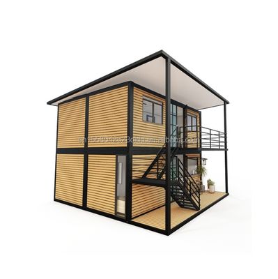 fenêtres en alliage d'aluminium Container d'expédition modifié maisons de loisirs en bois préfabriquées pour les vacances en famille à la campagne