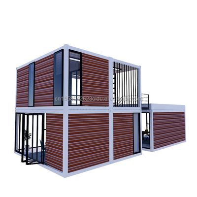 20ft Kiosque Portable Modifié Prefab Modulaire Café Container de livraison Bar petite maison 3 chambres conçues pour l' hôtel