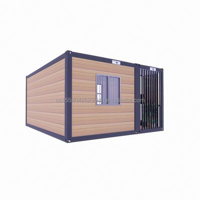 Maison en bois de 20 pieds de couleur personnalisée avec studio de jardin luxueux Container à emballage plat et matériaux de bar mobile utilisés