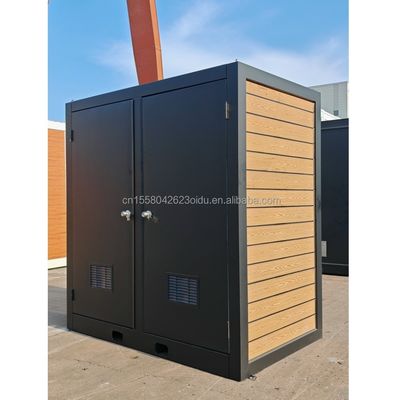Panneau sandwich ondulé de 50/75/100 mm 20 pieds ou 40 pieds Luxe cabine de douche portable pour maison ou appartement salle de bains toilettes