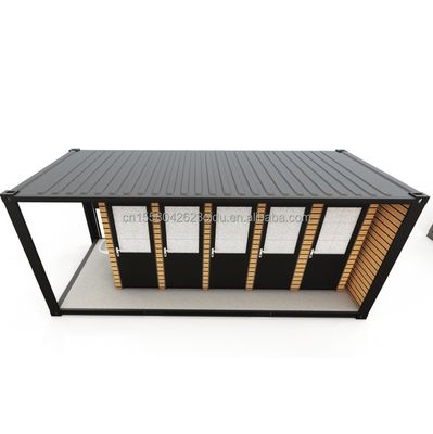 Acier galvanisé pliant 180g Profabriqué maison extérieure moderne en acier et panneau sandwich Modifié conteneur d'expédition conteneur de toilette