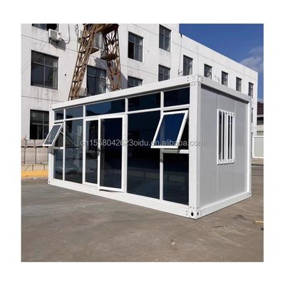 Modern Outdoor Living 20ft 40ft préfabriqué maisons mobiles en acier élargissable panneau sandwich conteneur avec couleur personnalisée
