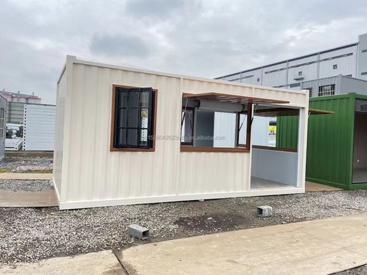 Modern Outdoor Living 20ft 40ft préfabriqué maisons mobiles en acier élargissable panneau sandwich conteneur avec couleur personnalisée