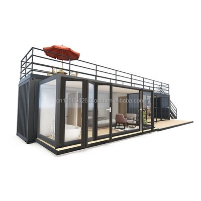 Conception en acier préfabriqué résidentiel moderne certifié par la CSC pour couples dans un conteneur de transport