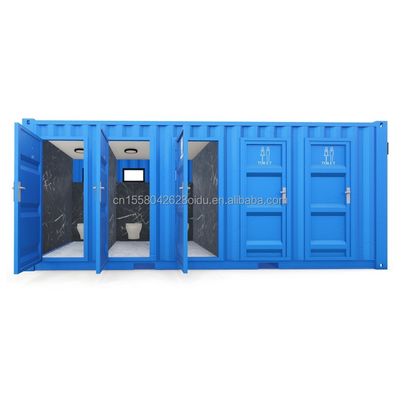 Salle de bains portable à l' extérieur en conteneurs