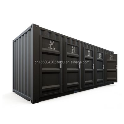 Salles de bains publiques en acier Pack plat personnalisé Container maison préfabriqué de conception moderne pour l' application hôtelière Couleur personnalisée