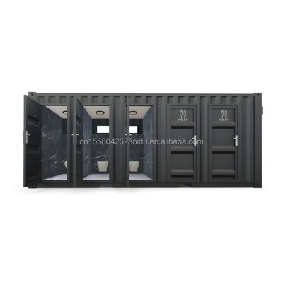 Salles de bains publiques en acier Pack plat personnalisé Container maison préfabriqué de conception moderne pour l' application hôtelière Couleur personnalisée