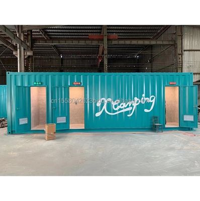 Jardin de conteneurs de 40 pieds toilettes publiques pour hommes et femmes avec systèmes d'assainissement modernes