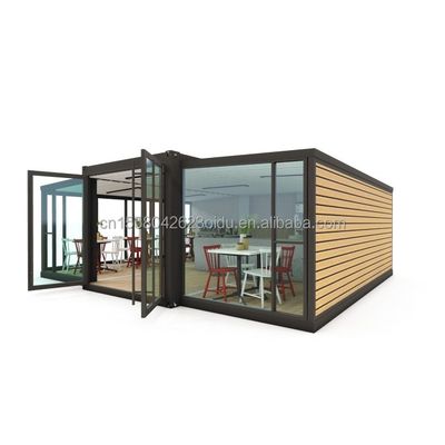 Modules de conteneurs en acier modernes de 40 pieds pour assemblage rapide
