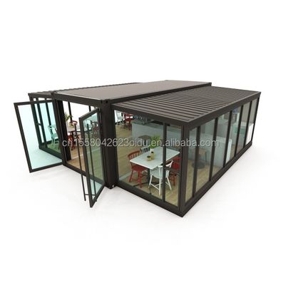 Modules de conteneurs en acier modernes de 40 pieds pour assemblage rapide