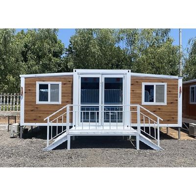 Maison en bois en couleur personnalisée UE maison préfabriquée de 3 chambres à coucher