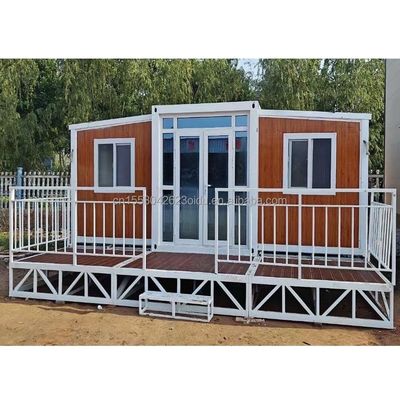 Maison de conteneur modulaire extensible avec modèle 3D / dessins CAD