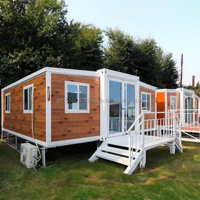 Maison de conteneur modulaire extensible avec modèle 3D / dessins CAD