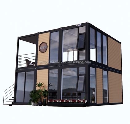 Appareil en bois moderne Emballage plat Maison mobile cadre en acier en acier galvanisé 180g pour conteneur de 10 pieds 20 pieds